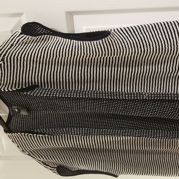 LAFAYETTE 148 Vest duster black and white 100% cotton - Picture 4 of 4